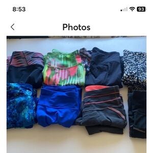 8 ATHLETA leggings size XS